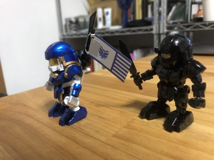 BUG&部隊兵セット塗装斜面