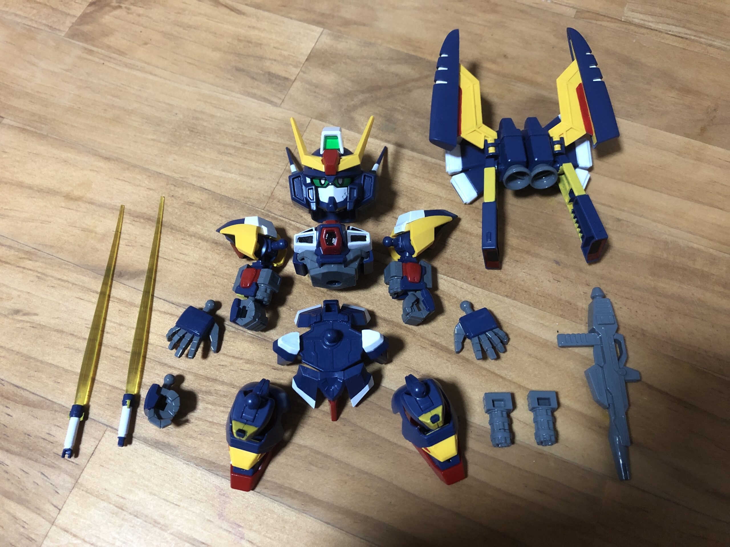 CSトルネードガンダム塗装各パーツ完成