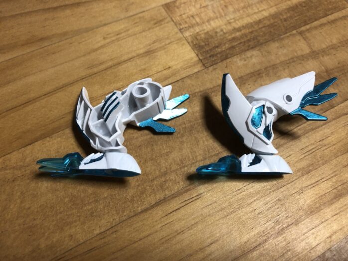 シャイングラスパードラゴン塗装両足内外