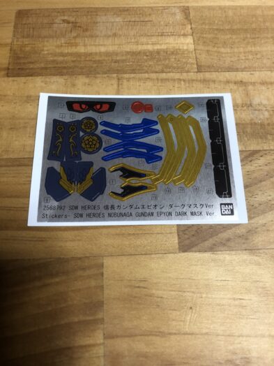 信長ガンダムエピオンダークマスクVer.シール