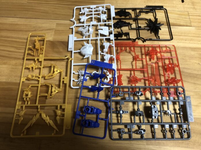 劉備ユニコーンガンダムプラパーツ