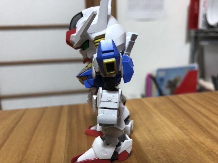 EXSTガンダムエアリアル塗装シールドパーツ装備