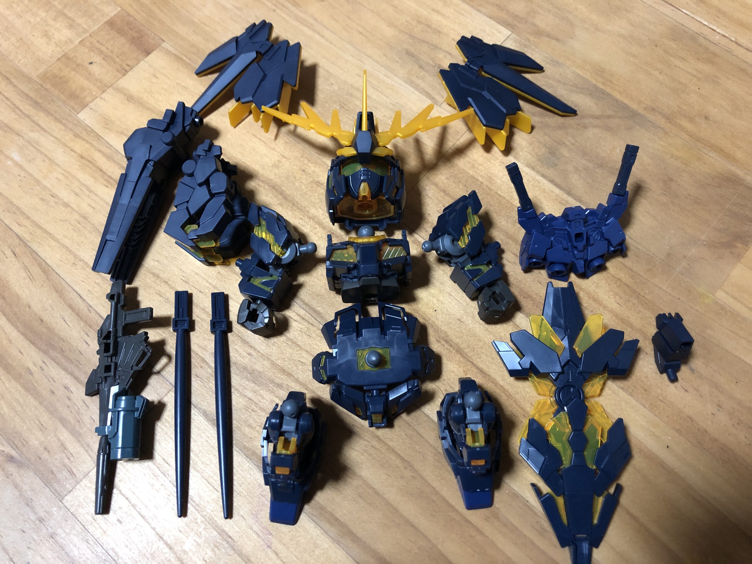 CSバンシィ・ノルンセット各パーツ完成