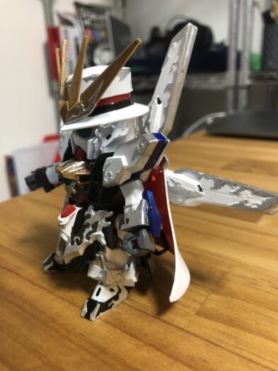 アルセーヌガンダムX塗装斜面