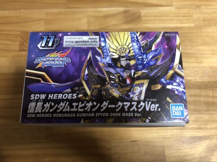 信長ガンダムエピオンダークマスクVer.パッケージ前横