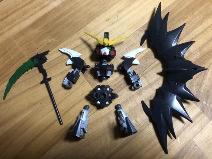 EXSTガンダムデスサイズEW塗装各パーツ完成