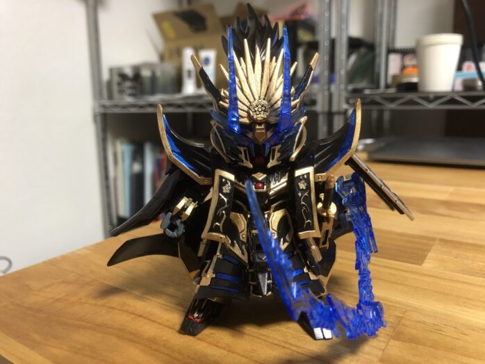 信長ガンダムエピオンダークマスクVer.塗装正面