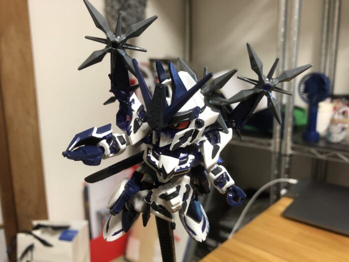 才蔵ガンダムデルタカイ塗装アクション2