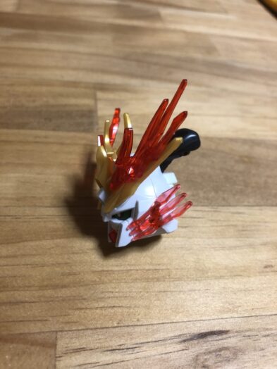 炎皇張飛ゴッドガンダム頭横