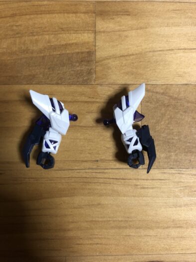 才蔵ガンダムデルタカイ素組両腕