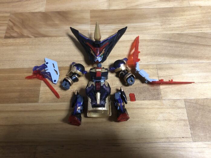 典韋マスターガンダム各パーツ完成