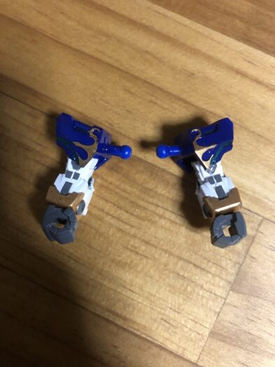 趙雲ダブルオーガンダム塗装両腕
