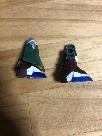ロビンフッドガンダムAGE2塗装両足外内