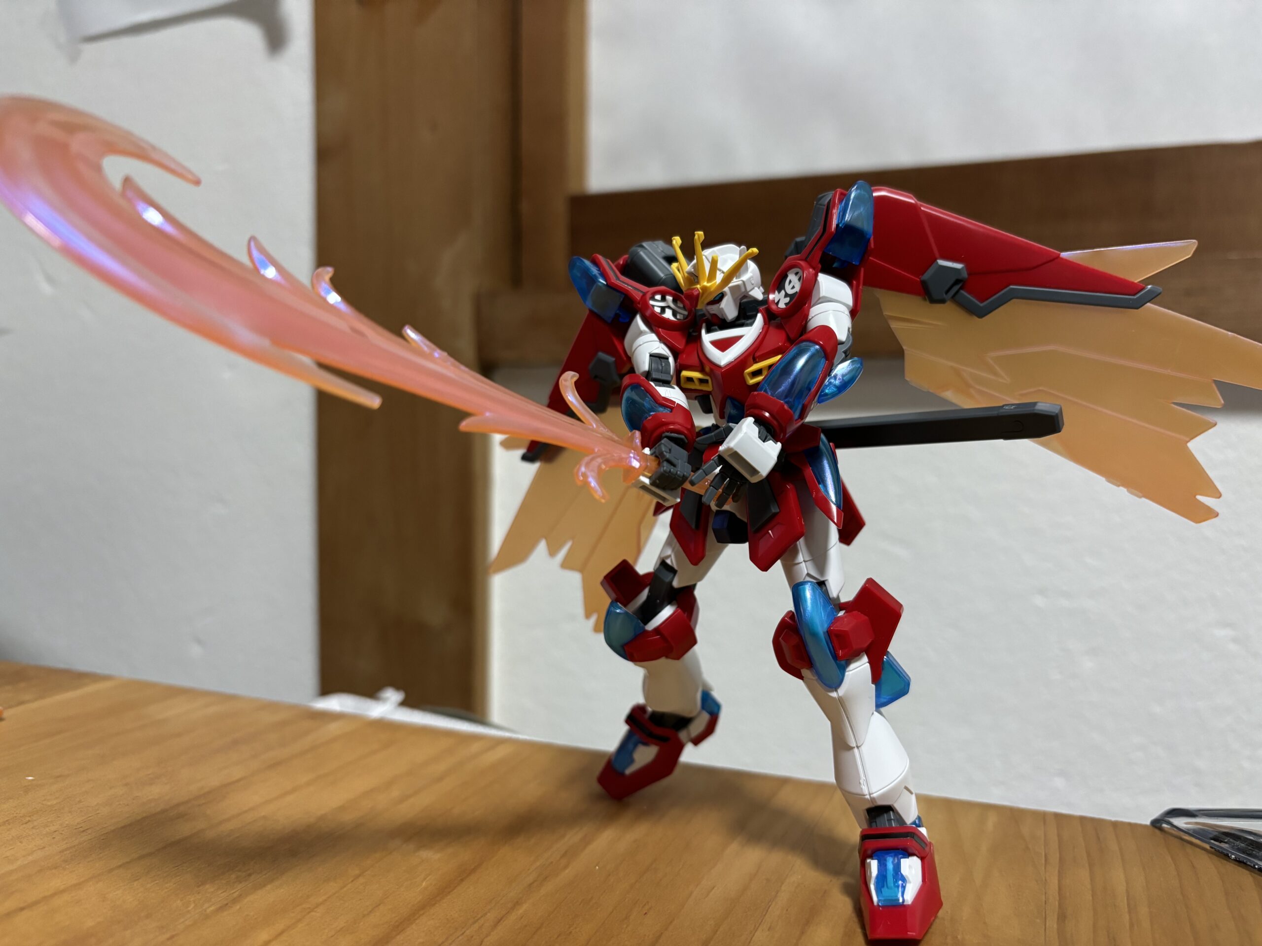 HG1:144神バーニングガンダム『ウイングバーニング攻の型』