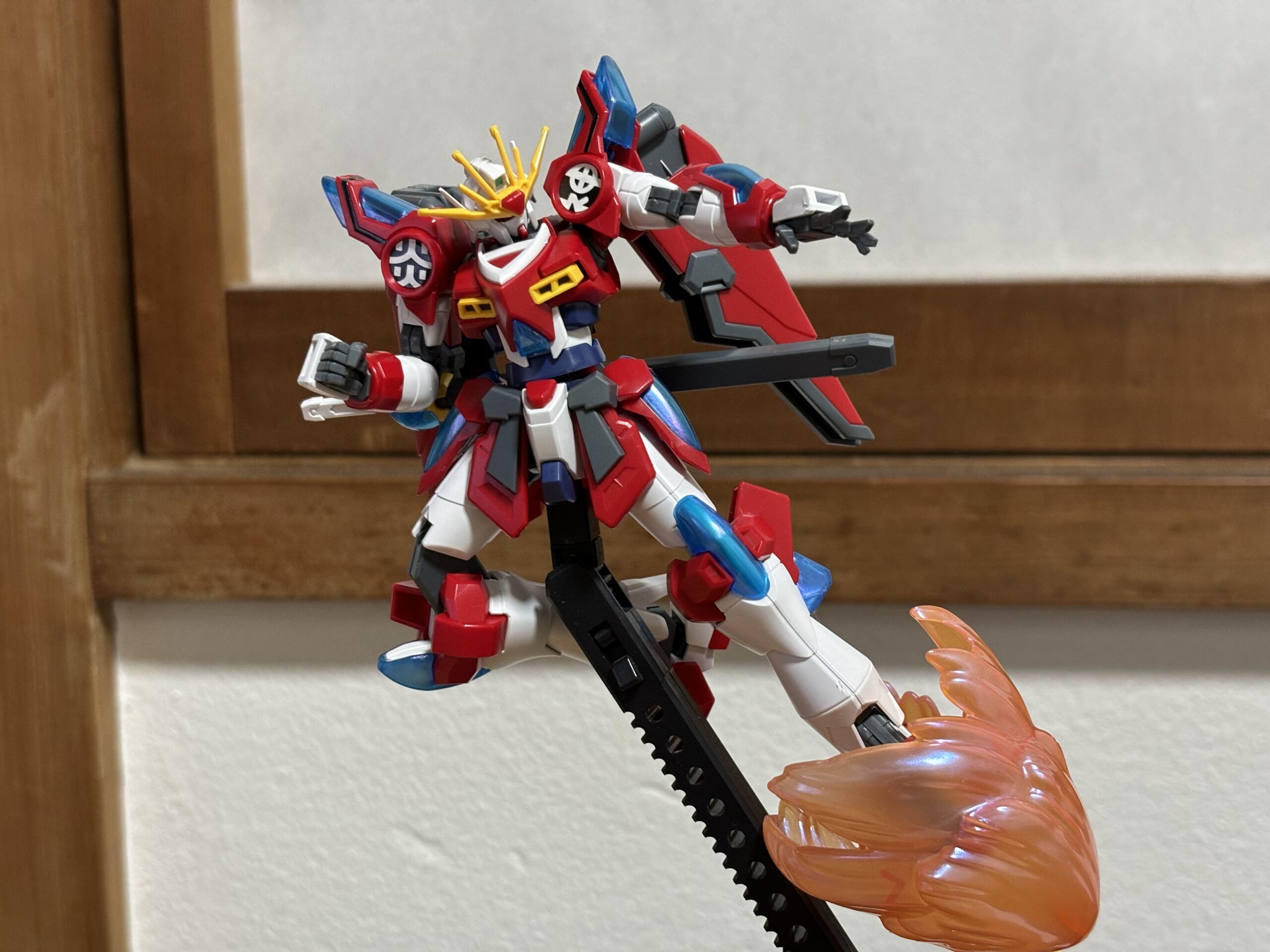 HG1:144神バーニングガンダムアクション①