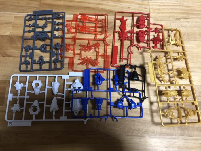 張飛ゴッドガンダムプラパーツ