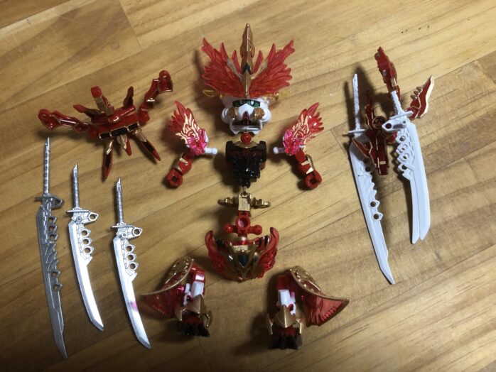 孫権-赫炎翔虎-塗装各パーツ完成