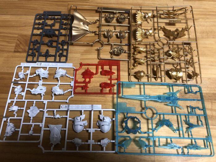 アーサーガンダムMk-Ⅲプラパーツ塗装後