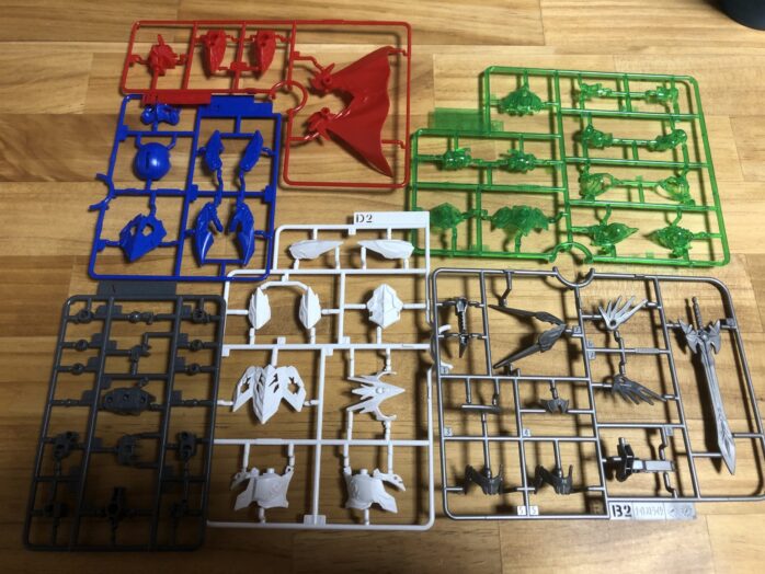 ナイトストライクガンダムプラパーツ