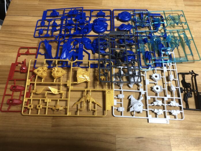 趙雲ダブルオーガンダム&碧竜駆プラパーツ