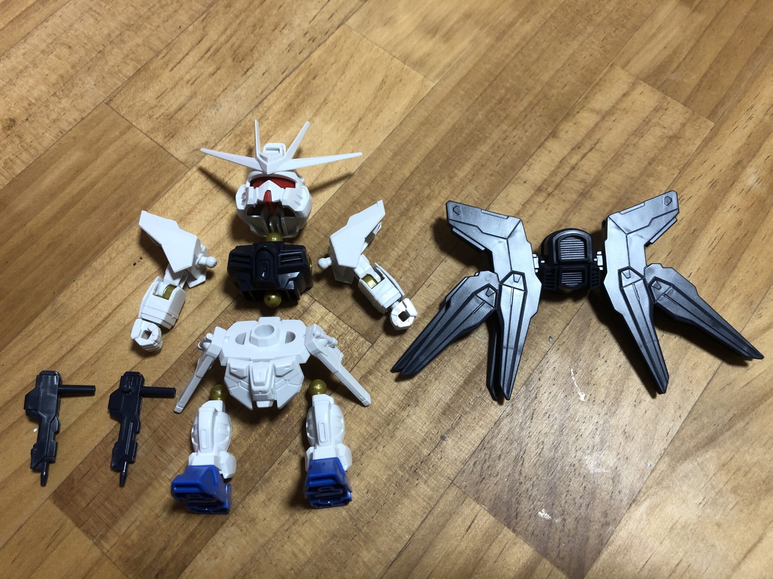 EXSTストライクフリーダム各パーツ完成