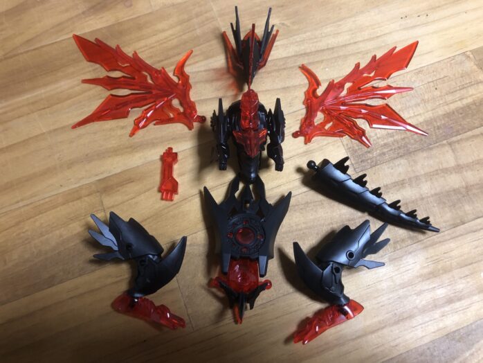 ダークグラスパードラゴン各パーツ完成