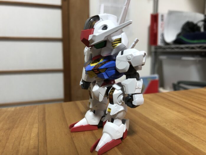 EXSTガンダムエアリアル塗装斜面