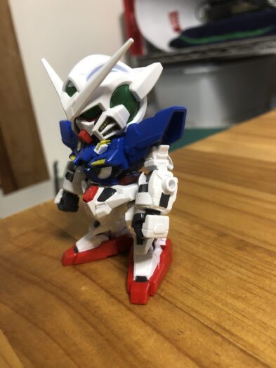EXSTガンダムエクシア塗装斜面