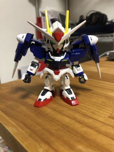 EXSTダブルオーガンダム塗装正面