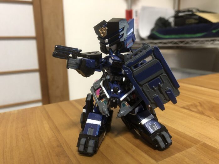 ヴェルデバスター隊員塗装陸上装備