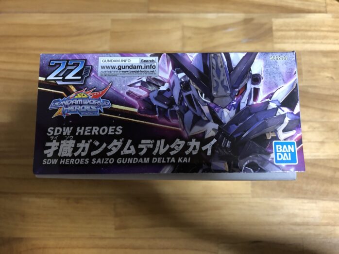 才蔵ガンダムデルタカイパッケージ前横