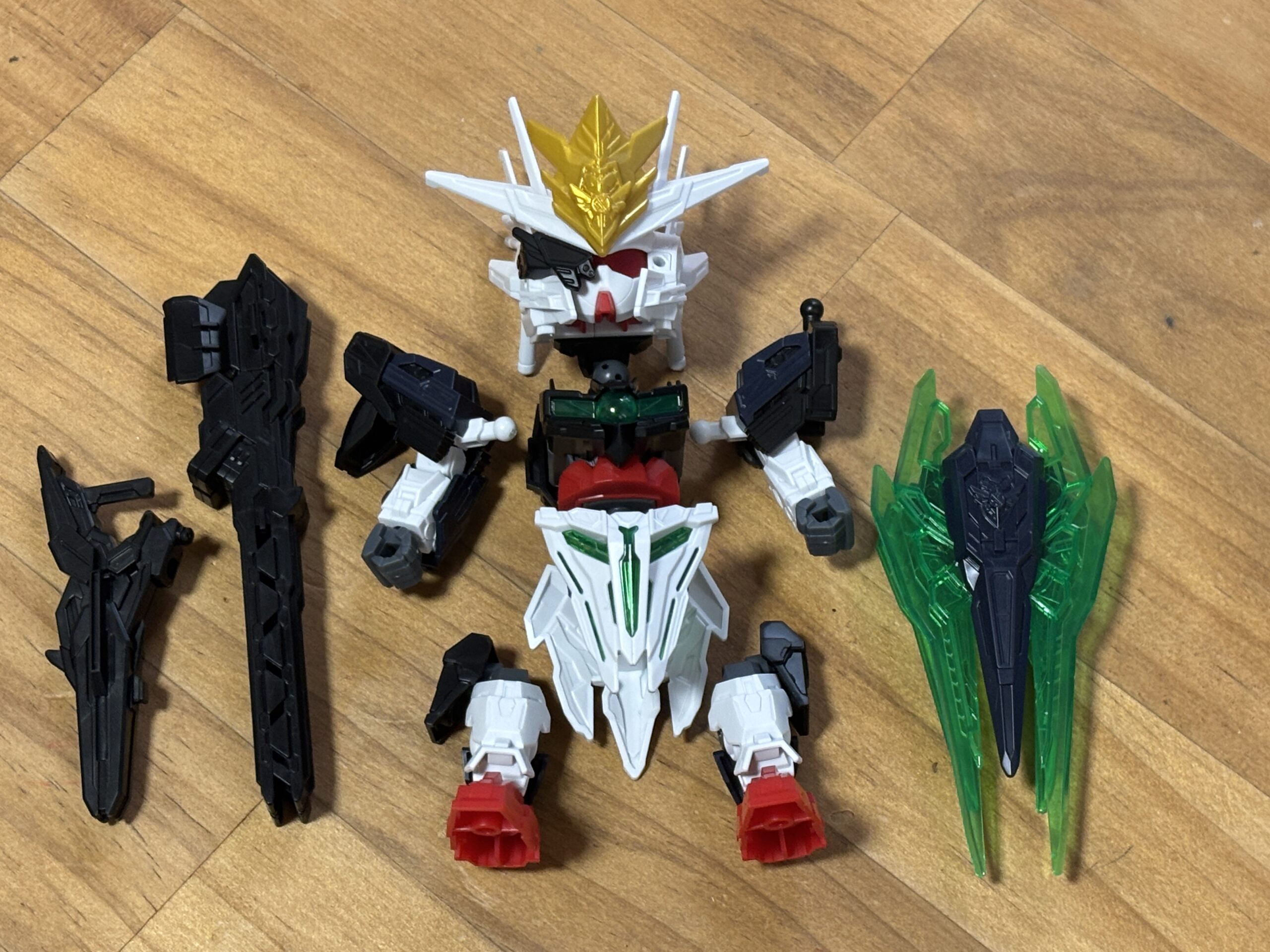 キャプテンクアンタGF各パーツ完成