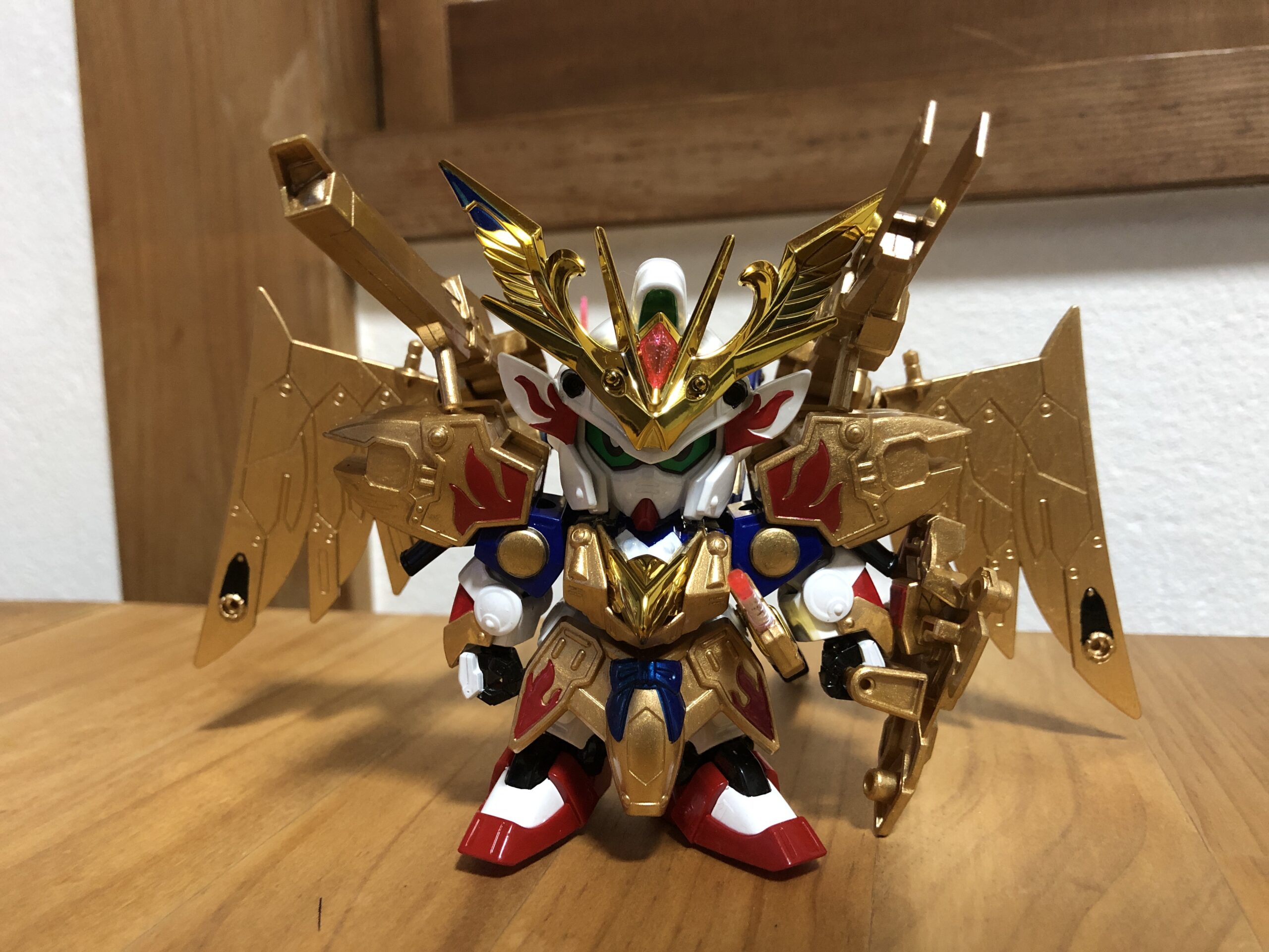 LEGEND武者飛駆鳥塗装金色の羽衣正面