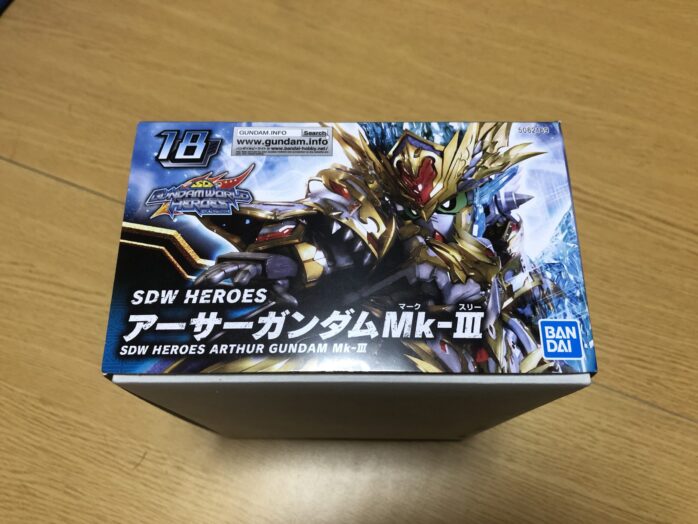アーサーガンダムMk-Ⅲパッケージ前横