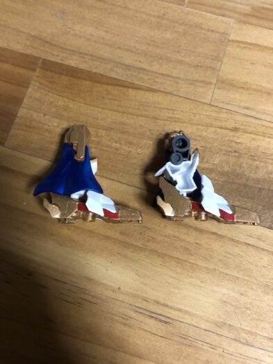 馬超ガンダムバルバトス塗装両足外内