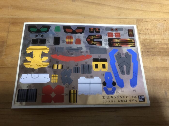 EXSTガンダムエアリアルシール