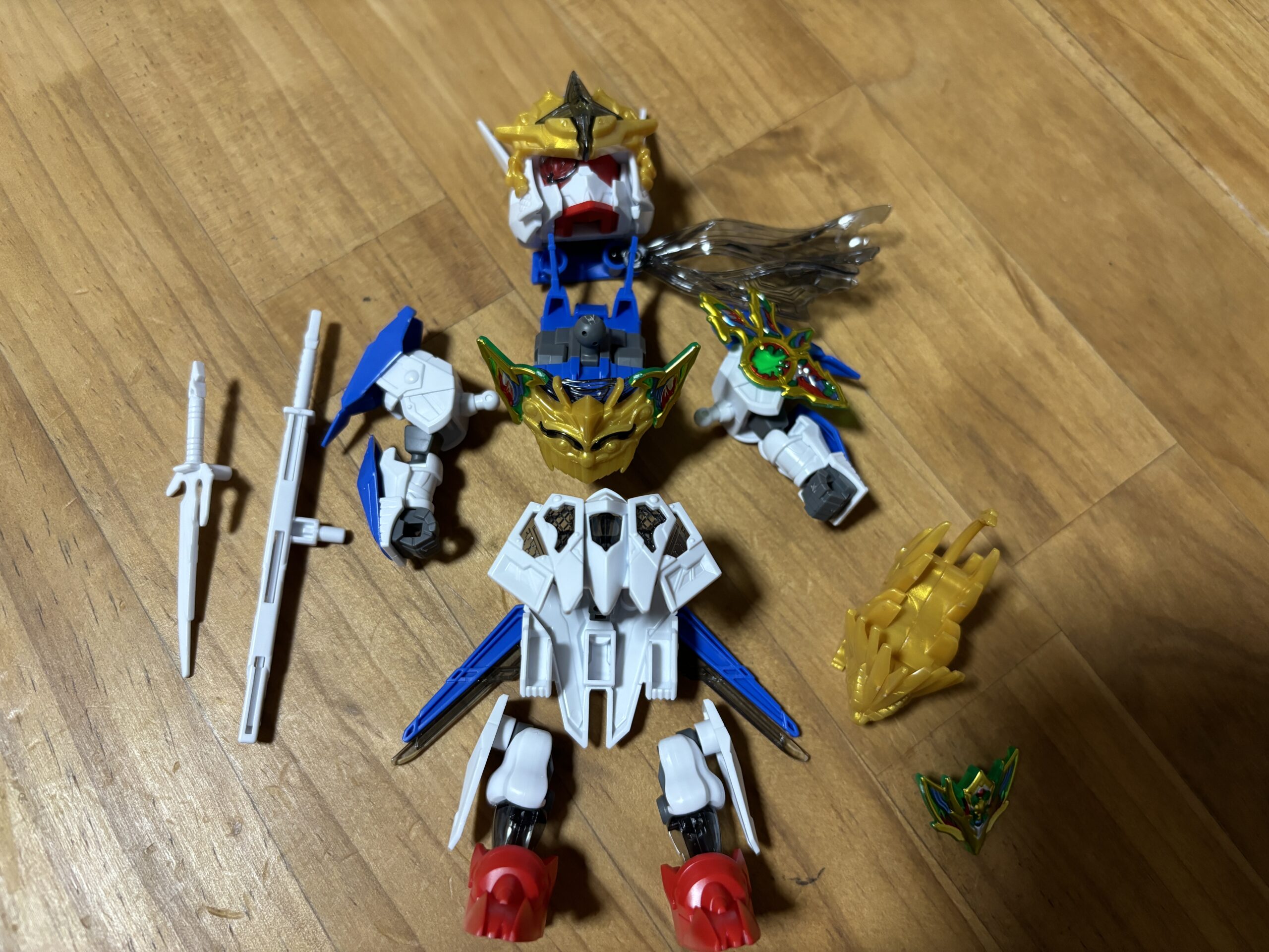 隠密ガンダムエアリアル各パーツ完成