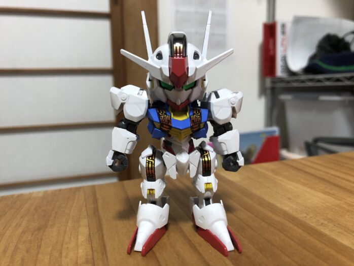 EXSTガンダムエアリアル塗装正面