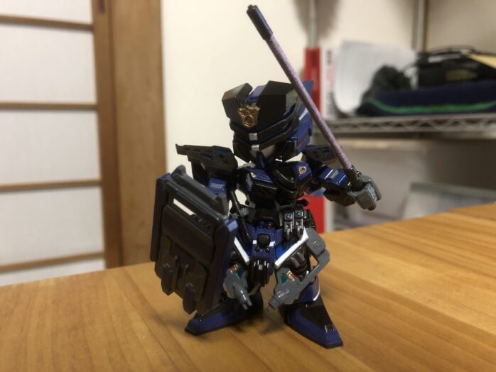 ヴェルデバスター隊員塗装アクション①