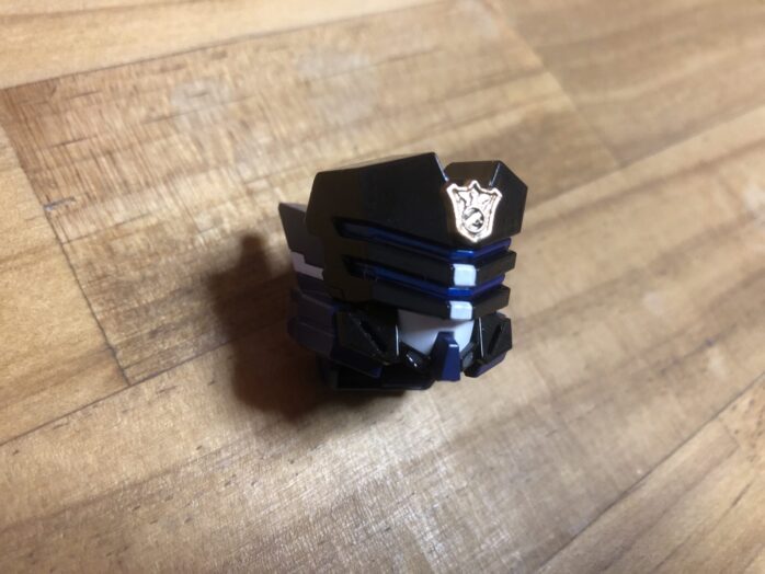 ヴェルデバスター隊員塗装頭斜め