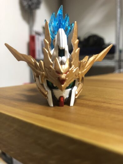 趙雲ダブルオーガンダム塗装頭