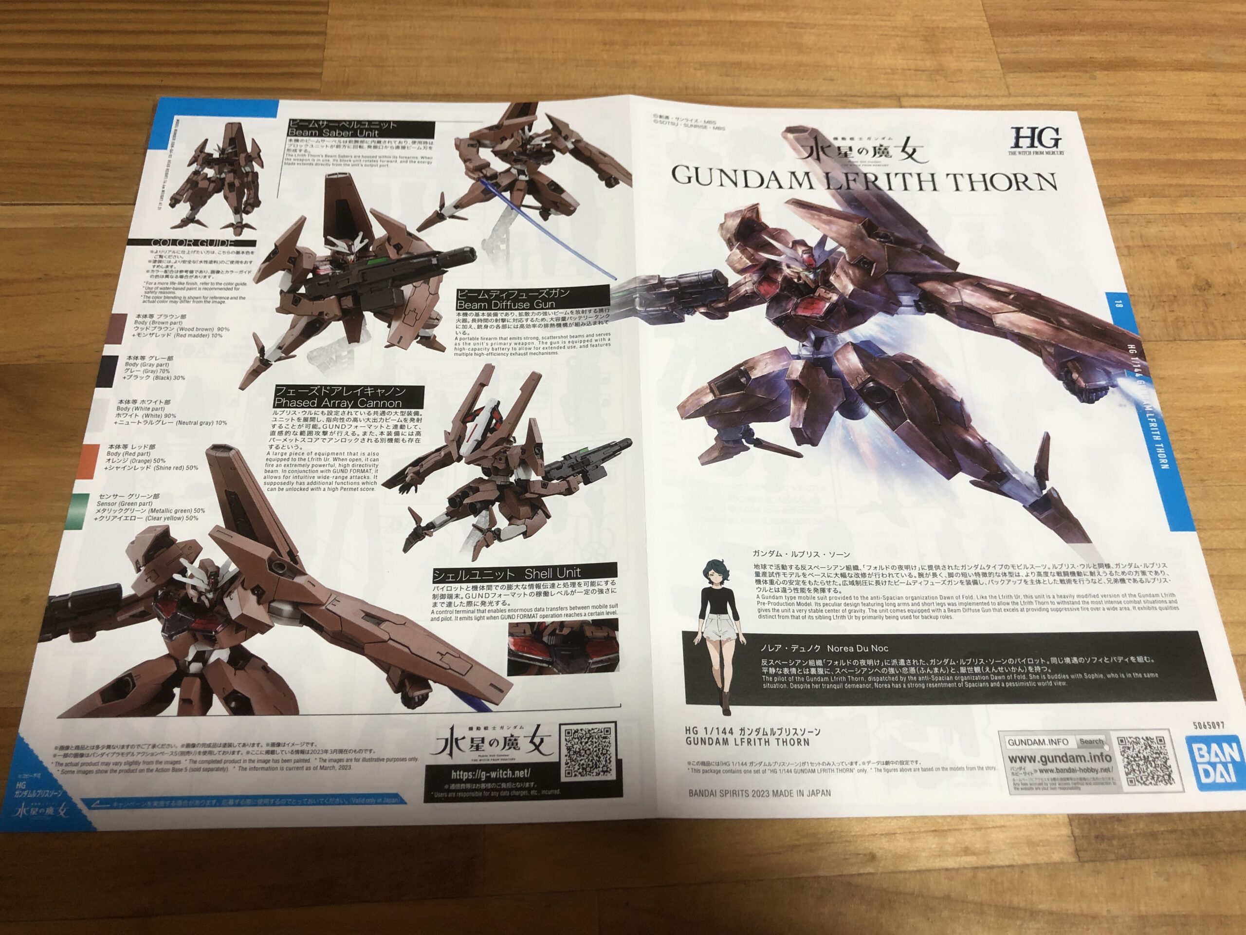 HG1:144ルブリスソーン説明書