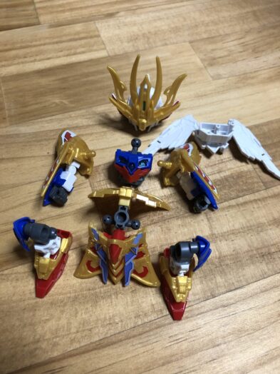 曹操ウイングガンダム　倚聖の装各パーツ完成