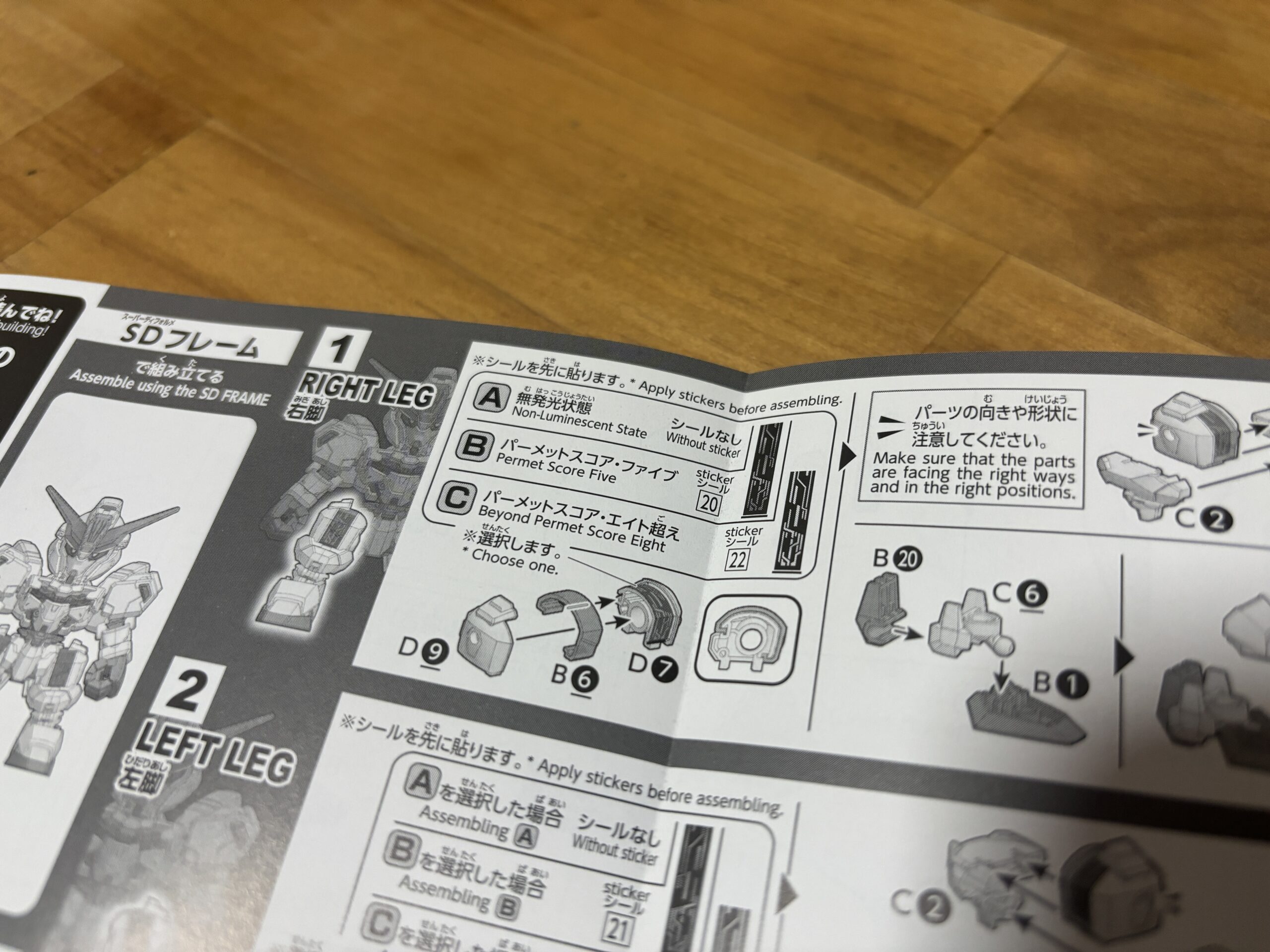 SDCSキャリバーン説明書詳細