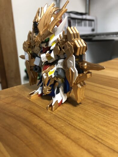 馬超ガンダムバルバトス塗装斜面