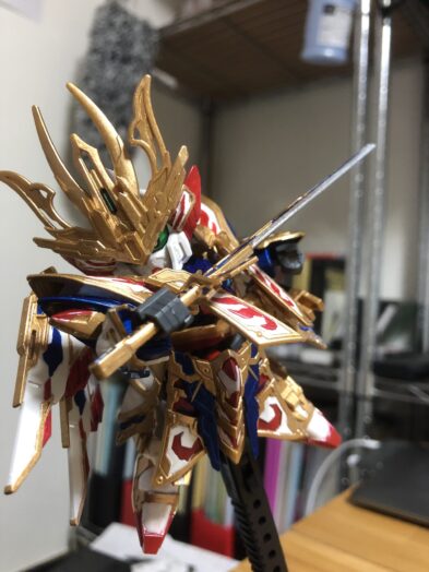 曹操ウイングガンダム　倚聖の装塗装アクション