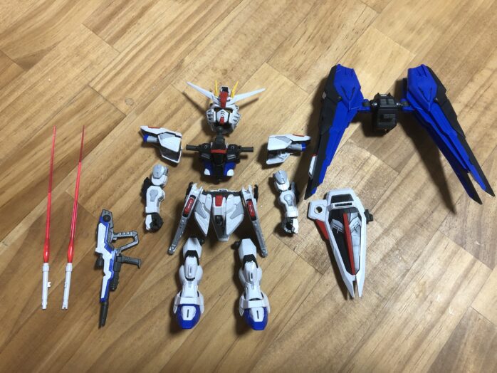 MGSDフリーダム各パーツ完成