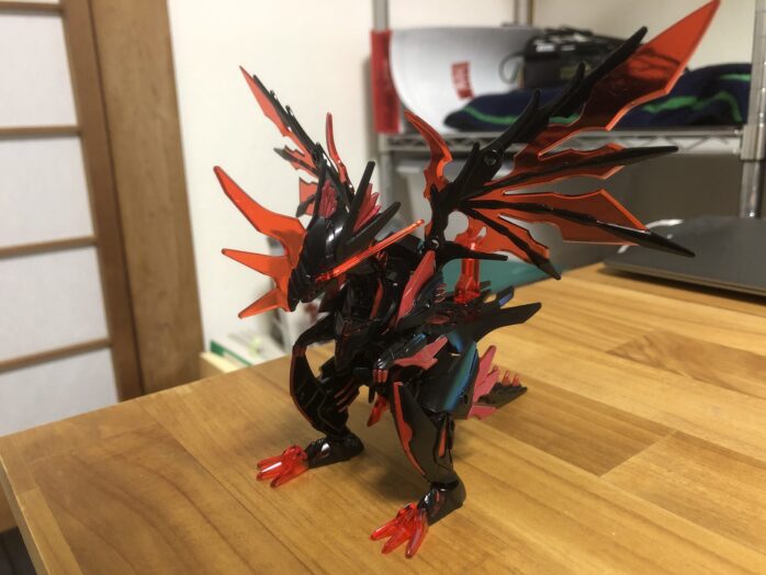 ダークグラスパードラゴン塗装斜面