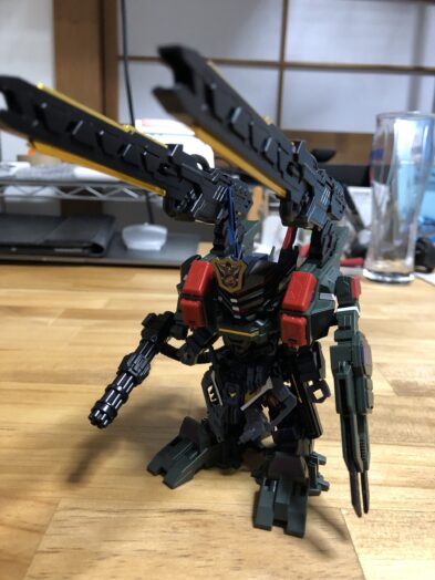 サージェントヴェルデバスターガンダムDXセット強化武装斜面