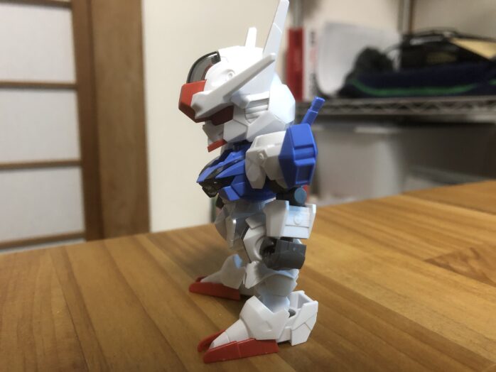 EXSTガンダムエアリアルシールドパーツ装備